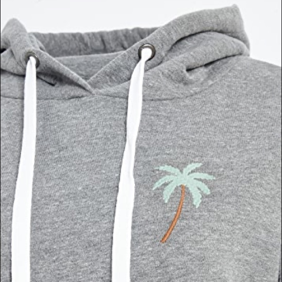 Chrldr grey palm tree sweatshirt - Picture 3 of 3